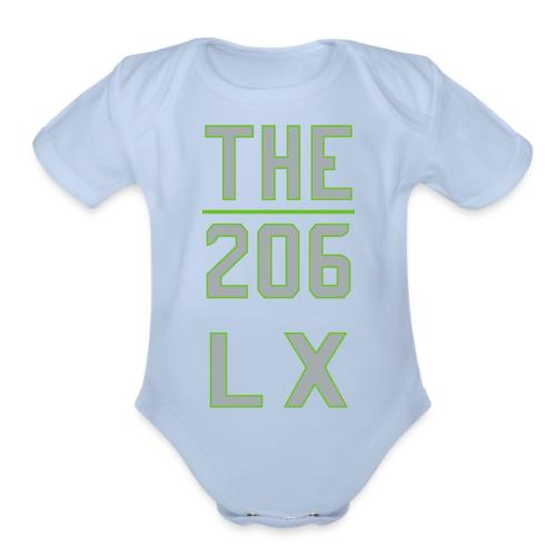 THE | 206 - Vibrant Fan Fashion - Game Win Edition - Organic Short Sleeve Baby Bodysuit