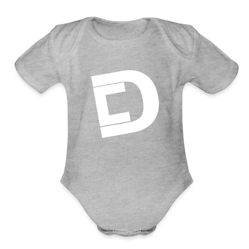 DrewskysChannel Youtube Logo - Organic Short Sleeve Baby Bodysuit