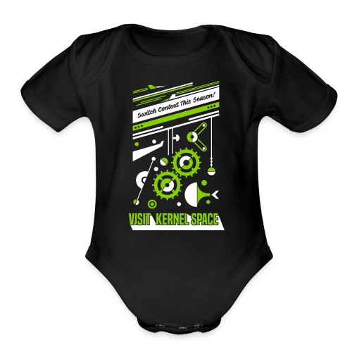 Kernel Space - Organic Short Sleeve Baby Bodysuit