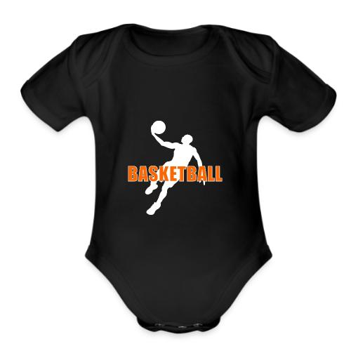 Slam Dunk Motion - Organic Short Sleeve Baby Bodysuit