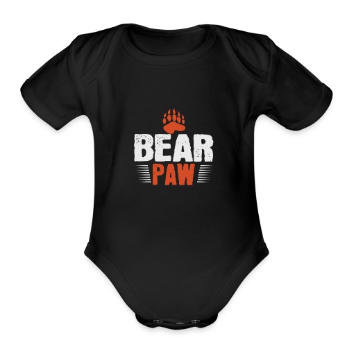 Bear paw - Organic Short Sleeve Baby Bodysuit