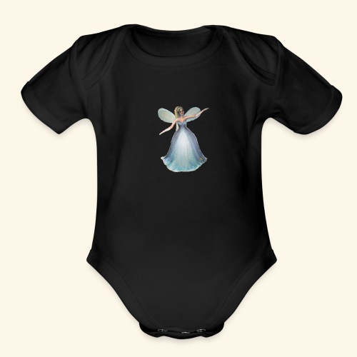 Nepria, Water Fairy - Organic Short Sleeve Baby Bodysuit