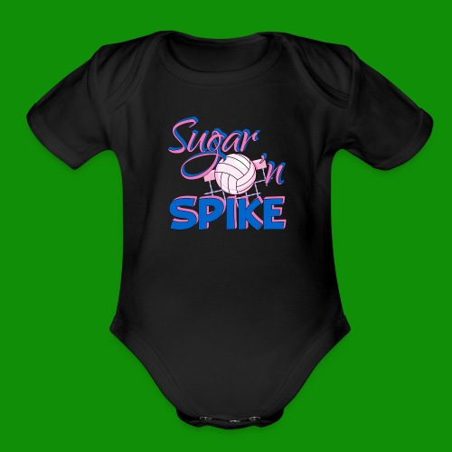 Sugar & SpikeVolleyball - Organic Short Sleeve Baby Bodysuit