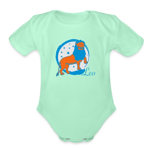 Leo - Organic Short Sleeve Baby Bodysuit