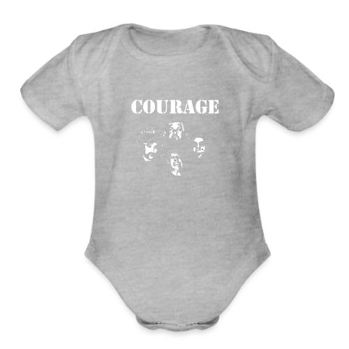 COURAGE COLLECTION - Organic Short Sleeve Baby Bodysuit