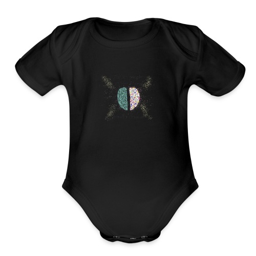 Brain - Organic Short Sleeve Baby Bodysuit