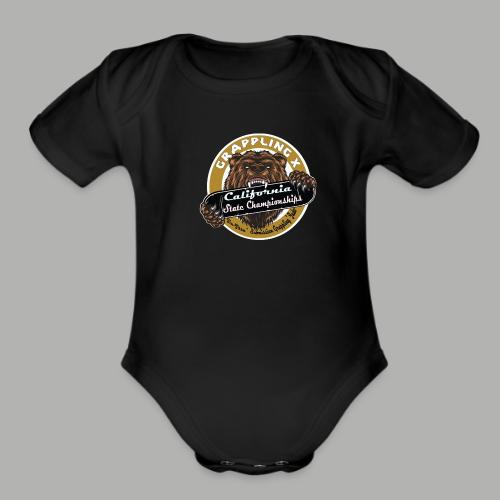 GX Bear - Organic Short Sleeve Baby Bodysuit