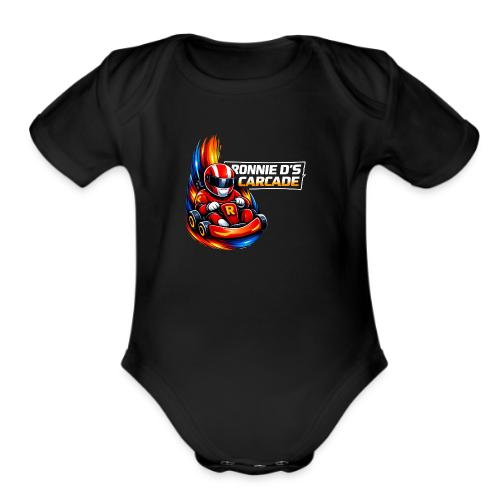 Carcadelogoracer1 - Organic Short Sleeve Baby Bodysuit