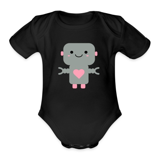 ThotBot - Organic Short Sleeve Baby Bodysuit