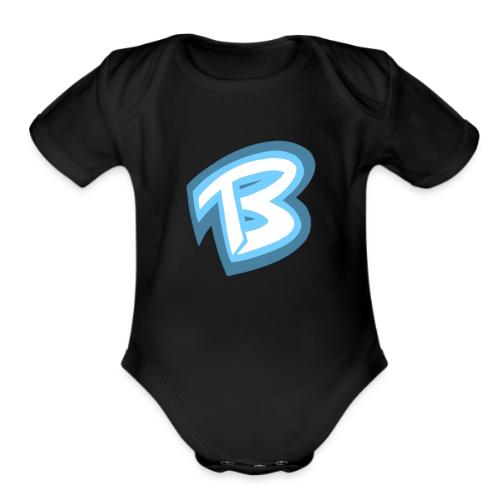 Toshboi hullabaloo crew design - Organic Short Sleeve Baby Bodysuit