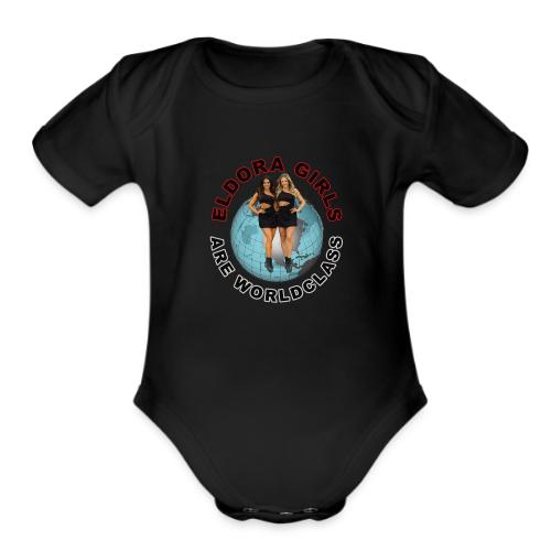 Eldora Girls Are Worldclass - Organic Short Sleeve Baby Bodysuit