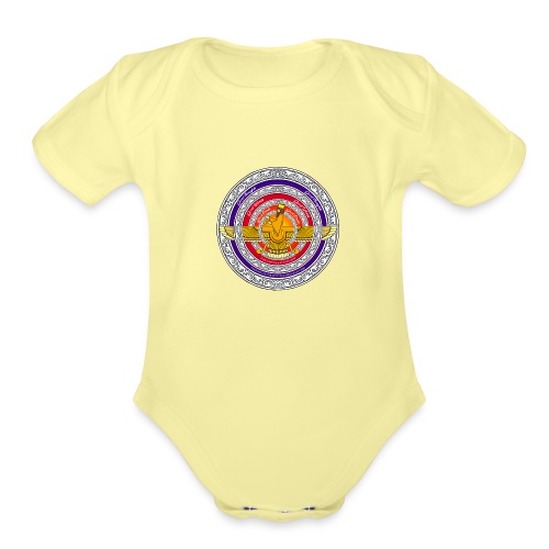 Faravahar Cir3 - Organic Short Sleeve Baby Bodysuit