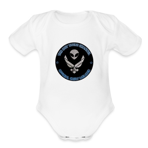 BlackOpsTransBigger1 FrontOnly - Organic Short Sleeve Baby Bodysuit