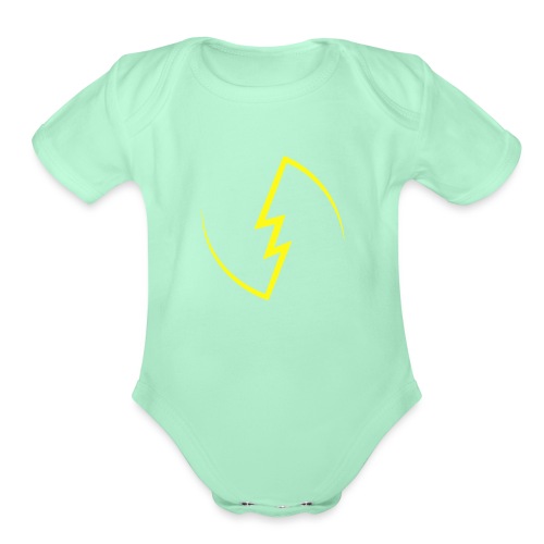 Electric Spark - Organic Short Sleeve Baby Bodysuit