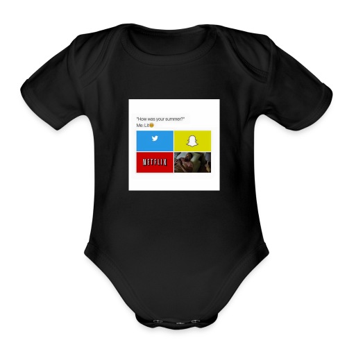 First shirt - Organic Short Sleeve Baby Bodysuit