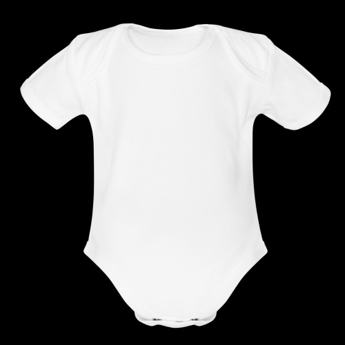 RKStudio White Logo Version - Organic Short Sleeve Baby Bodysuit