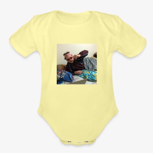 good meme - Organic Short Sleeve Baby Bodysuit