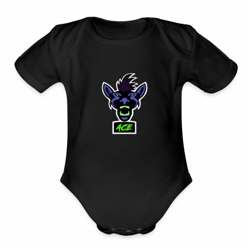 Ace clan hyena gaming shirts - Organic Short Sleeve Baby Bodysuit