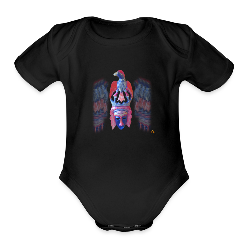 Acro Aztec - Organic Short Sleeve Baby Bodysuit