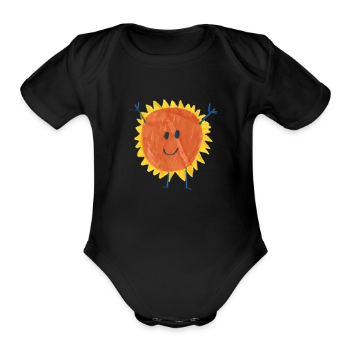 HappySun - Organic Short Sleeve Baby Bodysuit
