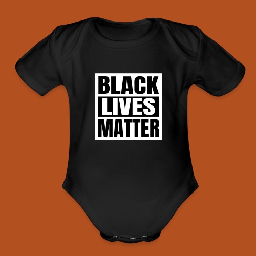 Black Lives Matter - Organic Short Sleeve Baby Bodysuit