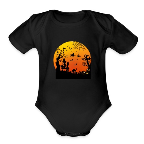 Halloween - Organic Short Sleeve Baby Bodysuit