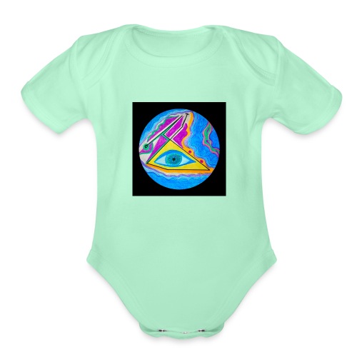 34 - Organic Short Sleeve Baby Bodysuit