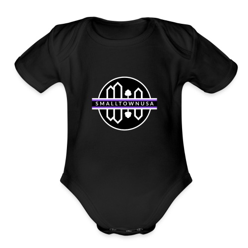 SmallTownUSA Alternate - Organic Short Sleeve Baby Bodysuit