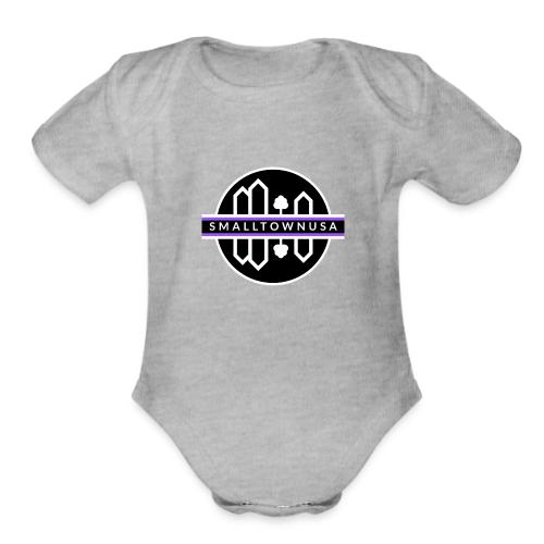 SmallTownUSA Alternate - Organic Short Sleeve Baby Bodysuit
