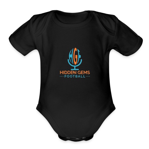 Hidden Gems Football - Organic Short Sleeve Baby Bodysuit