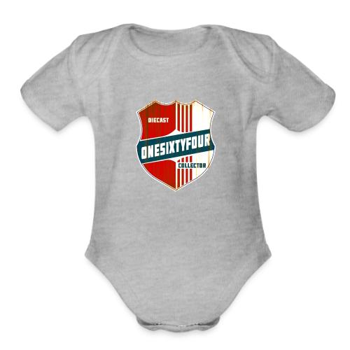 One Sixty Four -- vintage auto inspired design - Organic Short Sleeve Baby Bodysuit