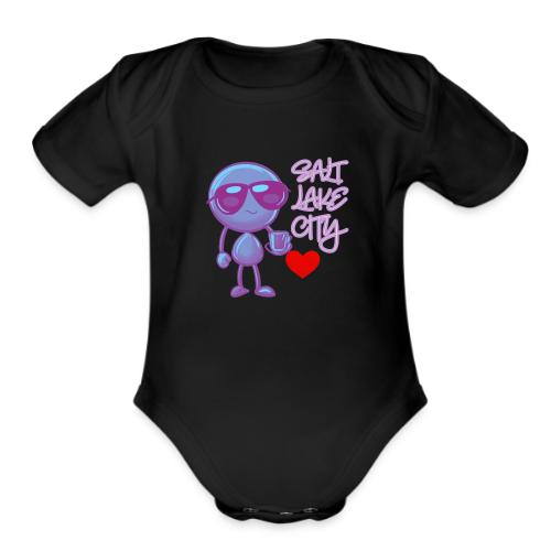Smoon City 19 Salt Lake City - Organic Short Sleeve Baby Bodysuit
