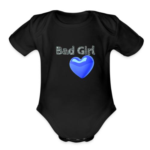 Smoon City_Bad Girl - Organic Short Sleeve Baby Bodysuit