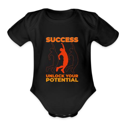 Unlock Success - Organic Short Sleeve Baby Bodysuit