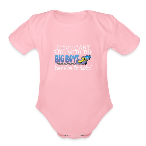 BIG BOYS TRAILER - Organic Short Sleeve Baby Bodysuit