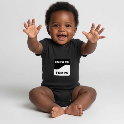 Space-Time: Distorted Reality - Organic Short Sleeve Baby Bodysuit