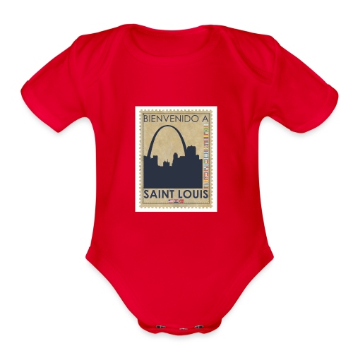 Bienvenido A Saint Louis - Organic Short Sleeve Baby Bodysuit