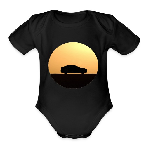 sunrise Model 3 - Organic Short Sleeve Baby Bodysuit