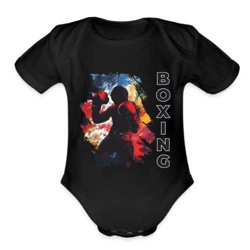 Boxing Drive - Organic Short Sleeve Baby Bodysuit