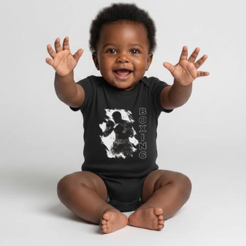 Boxing Vibes - Organic Short Sleeve Baby Bodysuit