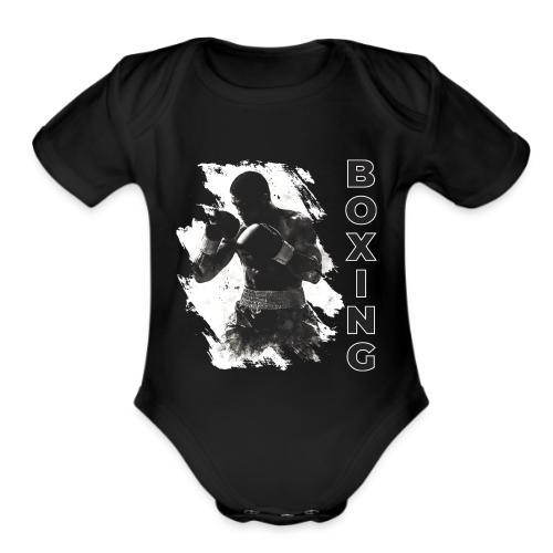 Boxing Vibes - Organic Short Sleeve Baby Bodysuit