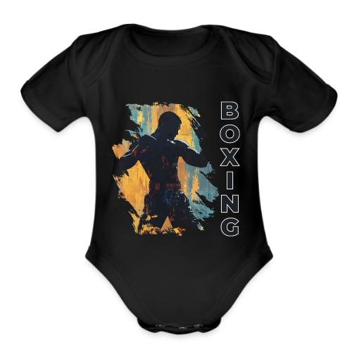 Boxing Fuel - Organic Short Sleeve Baby Bodysuit