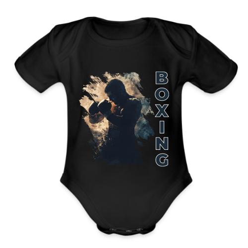 Boxing Ready - Organic Short Sleeve Baby Bodysuit