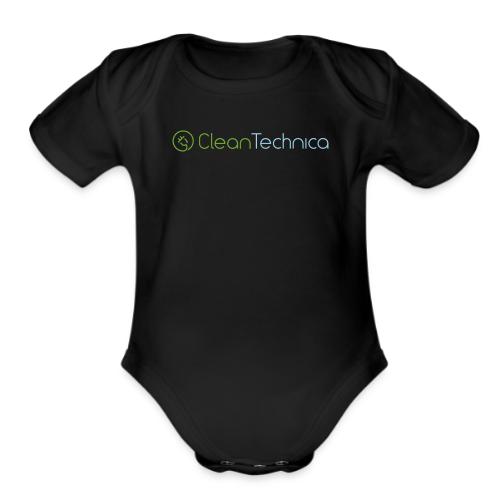 CleanTechnica Logo - Organic Short Sleeve Baby Bodysuit