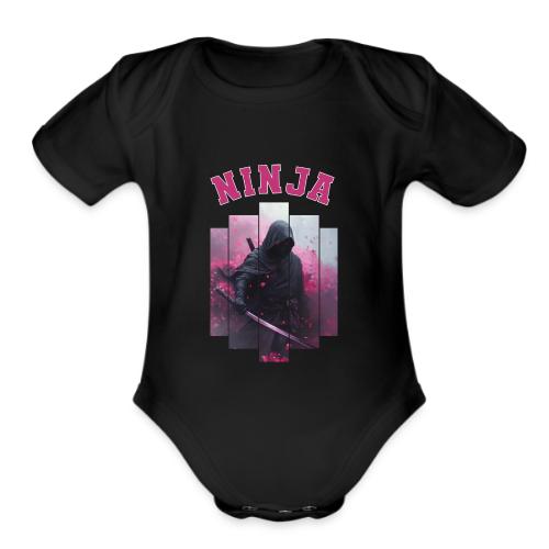 Elite Ninja Spirit - Organic Short Sleeve Baby Bodysuit