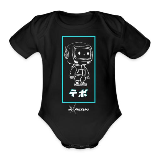 VRX Friends TEVO white - Organic Short Sleeve Baby Bodysuit