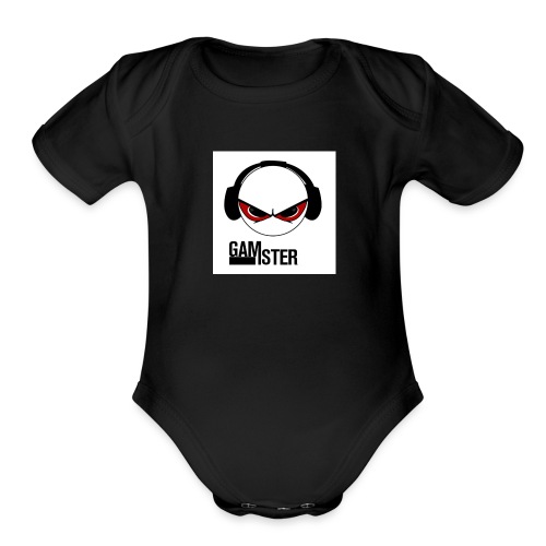 gamister_shirt_design_3 - Organic Short Sleeve Baby Bodysuit