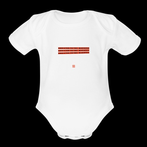 Silva Hound Addict 1 - Organic Short Sleeve Baby Bodysuit