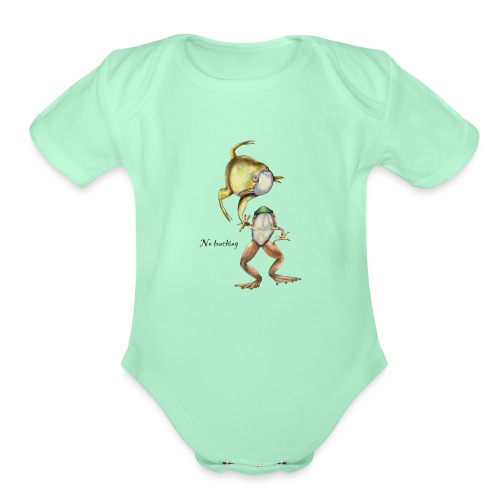 Two frogs - Organic Short Sleeve Baby Bodysuit