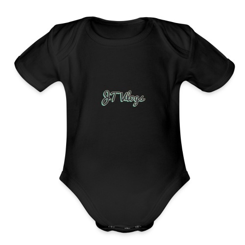JT Vlogs - Organic Short Sleeve Baby Bodysuit